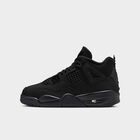 Air Jordan 4 Retro, Negro/Negro-Lit Grafito, hi-res