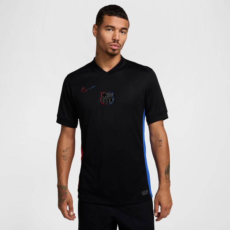 FC Barcelona visitante 2024/25 Stadium, Negro/Hyper Royal/Rojo Universitario/Negro, hi-res