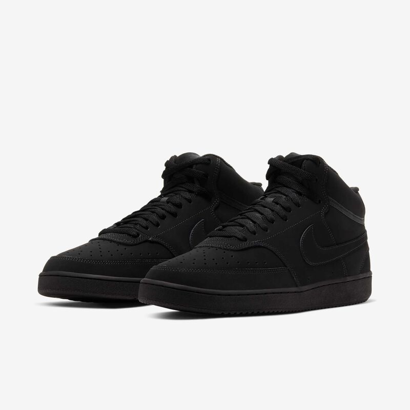 Nike Court Vision Mid, Negro/Negro/Negro, hi-res