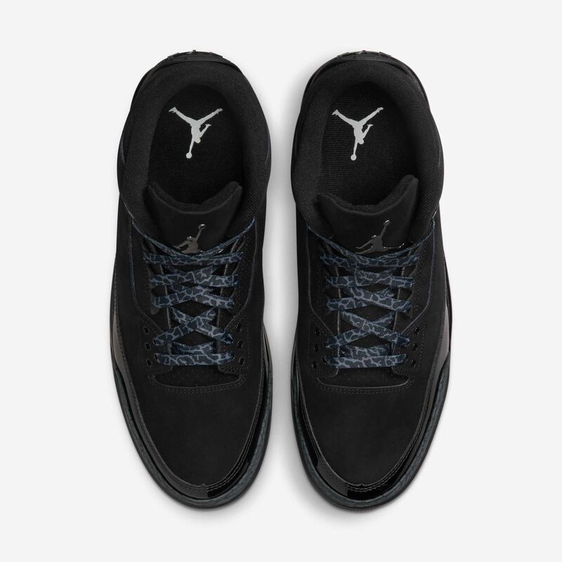 Air Jordan 3 Retro, Negro/Carbón Oscuro-Blanco, hi-res