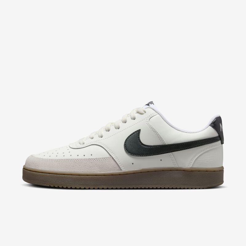 Nike Court Vision Low, Vela/Marrón Verdoso Claro/Blanco/Negro, hi-res