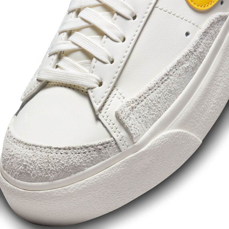 Nike Blazer Low Platform, Vela/Marfil Pálido/Azufre Vivo, hi-res