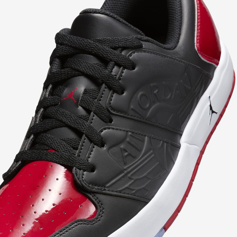 Jordan Nu Retro 1 Low, Negro/Blanco/Rojo universitario, hi-res