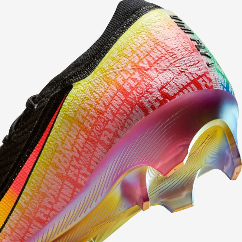 Nike Mercurial Vapor 16 Elite "Vini Jr.", Negro/Amarillo Dinámico Verde Chispa Alza, hi-res