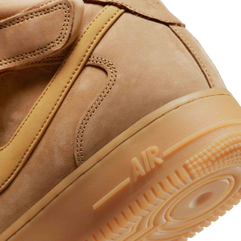 Nike Air Force 1 Mid 07, Lino/Marrón claro goma/Negro/Trigo, hi-res