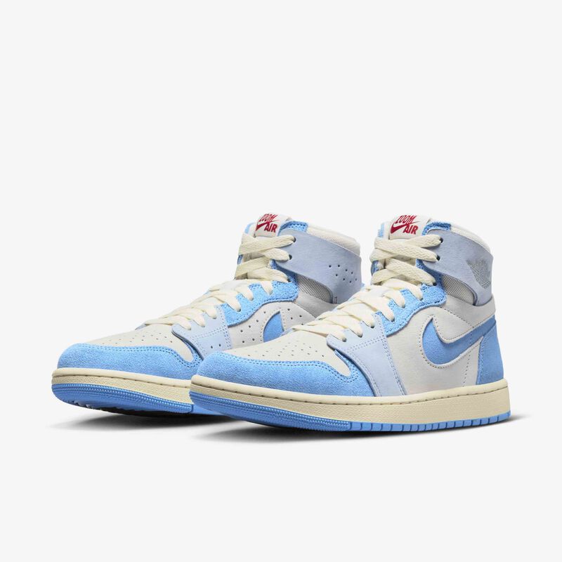 Air Jordan 1 Zoom Comfort 2, Fantasma/Azul hielo/Rojo gimnasio/Azul universitario, hi-res