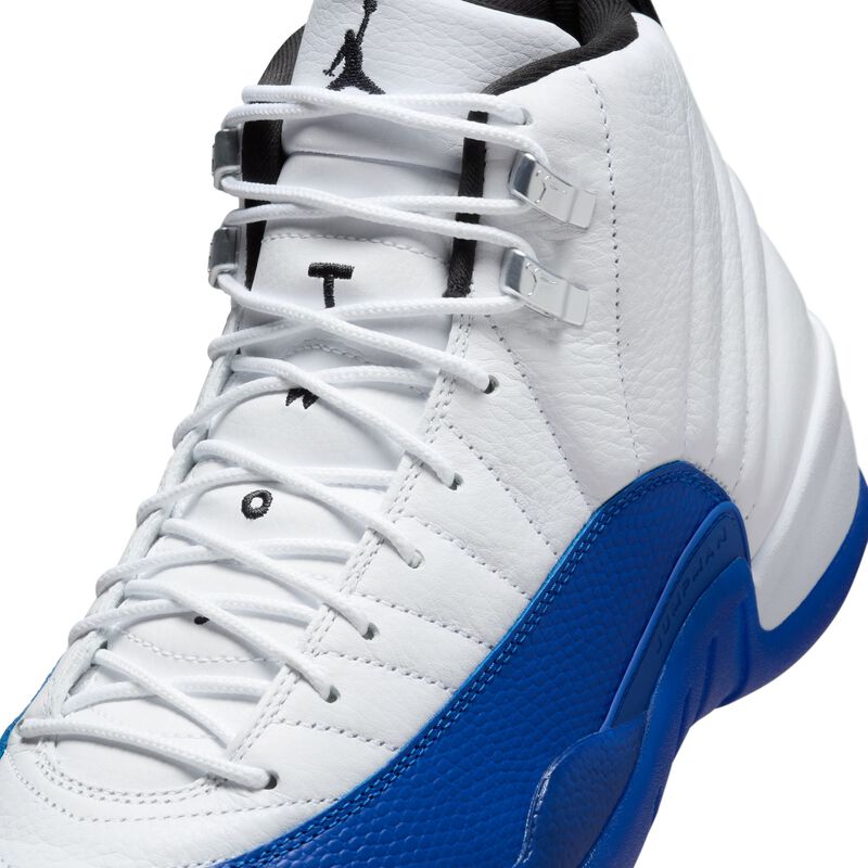Air Jordan 12 Retro, Blanco/Game Royal/Negro, hi-res