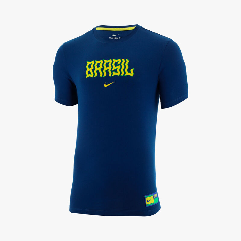 Nike Brazil Swoosh, AZUL, hi-res