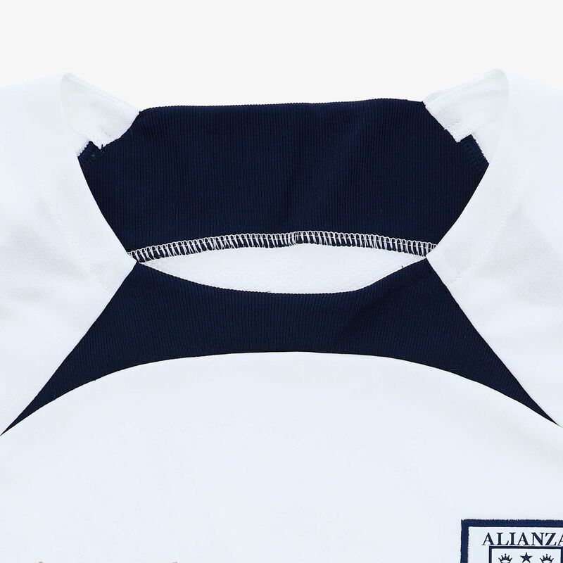 Nike Polo sin mangas Alianza Lima 2024 Local, Blanco/Obsidian/Dorado, hi-res