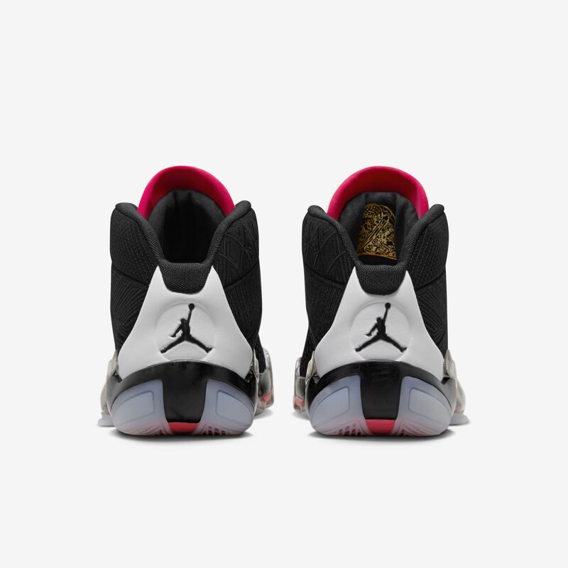 Air Jordan XXXVIII "Fundamental", Blanco/Negro-Rojo Sirio, hi-res