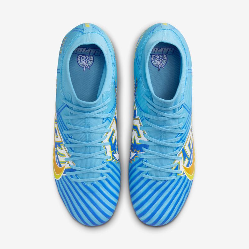 Nike Zoom Mercurial Superfly 9 Academy KM MG, Azul báltico/Blanco, hi-res