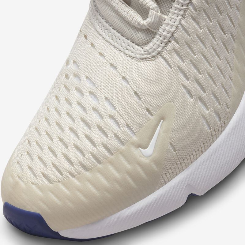 Nike Air Max 270, Light Bone/Blanco/Plata metalizado/Diffused Blue, hi-res