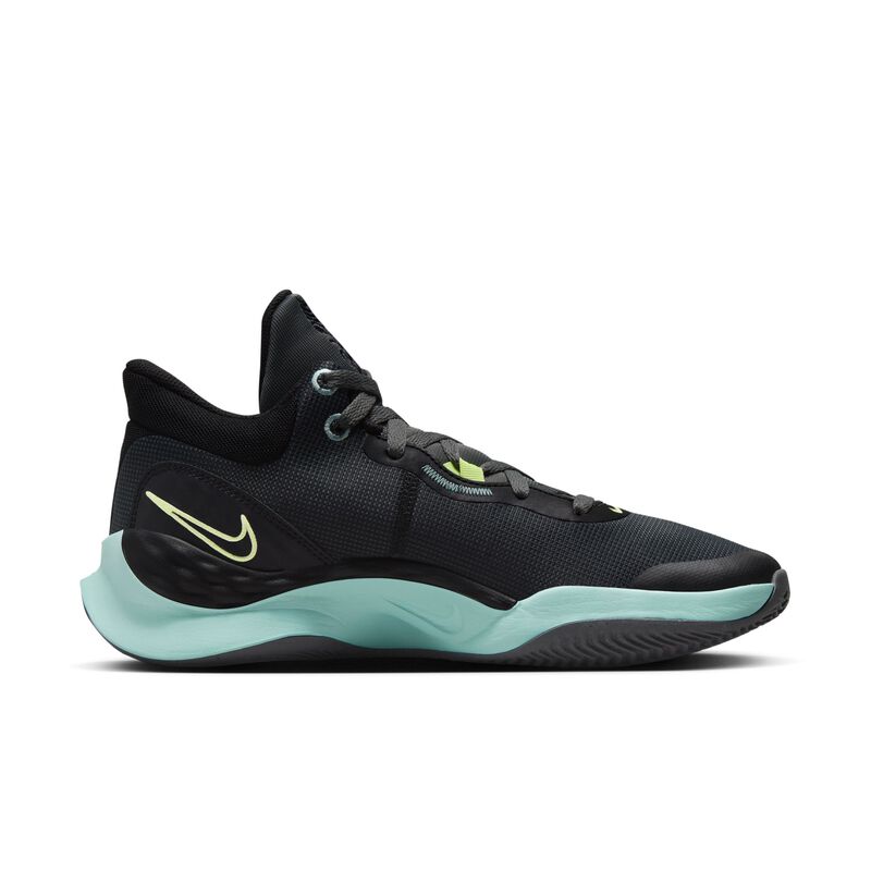 Nike Renew Elevate 3, Negro/Gris hierro/Jade hielo/Amarillo pastel, hi-res