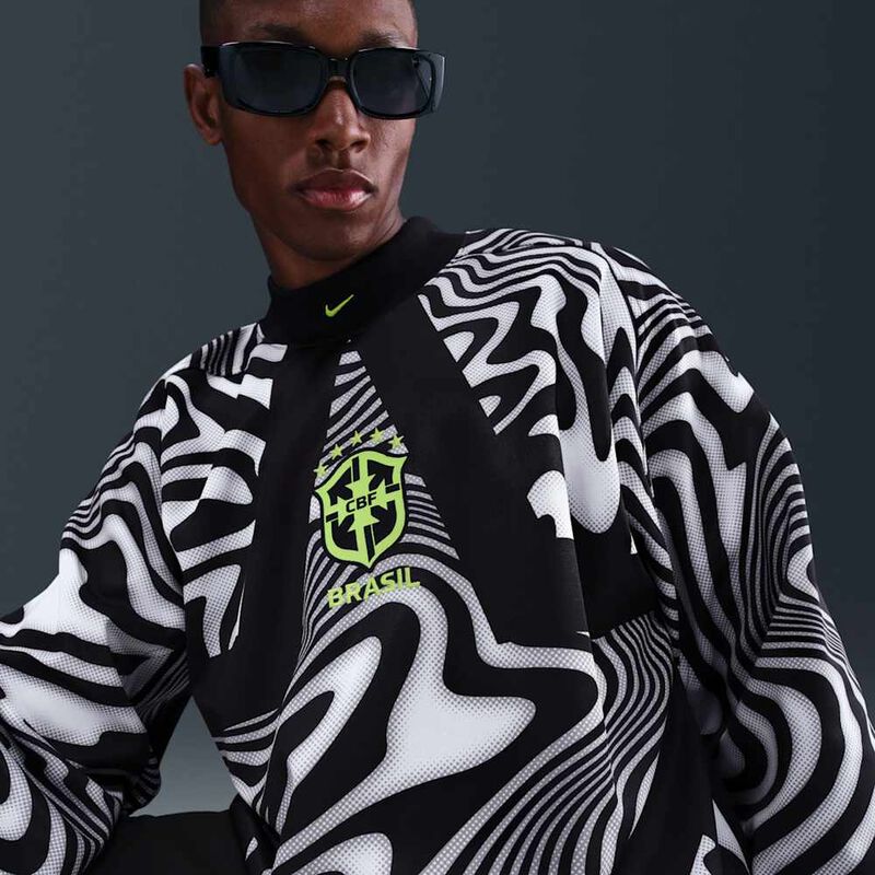 [Ljava.lang.String;@b98aa82 Brazil Authentic Goalkeeper, Negro, hi-res