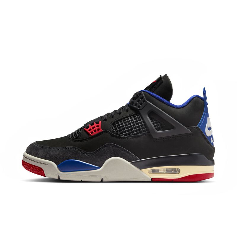 Air Jordan 4 Retro "Bred Reimagined", Negro/Rojo Fuego-Azul Real Profundo-Oscuro Gris Humo-Gris Técnico, hi-res