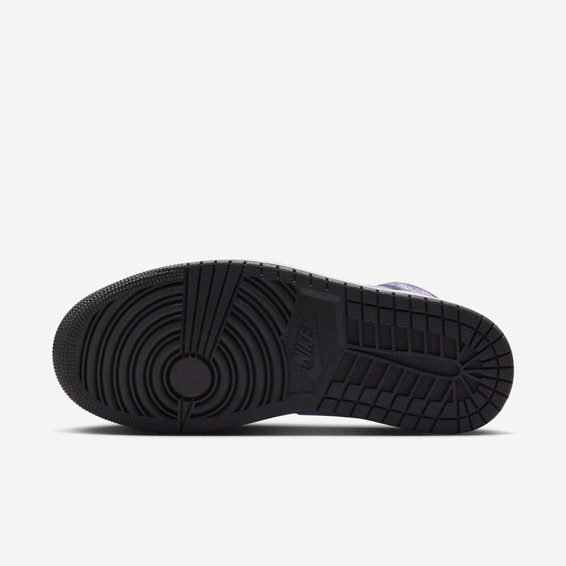 Air Jordan 1 Mid SE, Blanco/Uva Hielo-Negro, hi-res