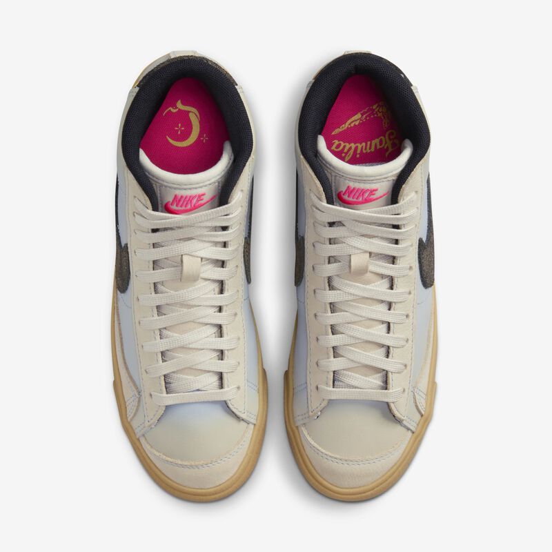 Nike Blazer Mid '77 Premium, Marrón verdoso claro/Oro topacio/Azul susurro/Amarillo goma, hi-res