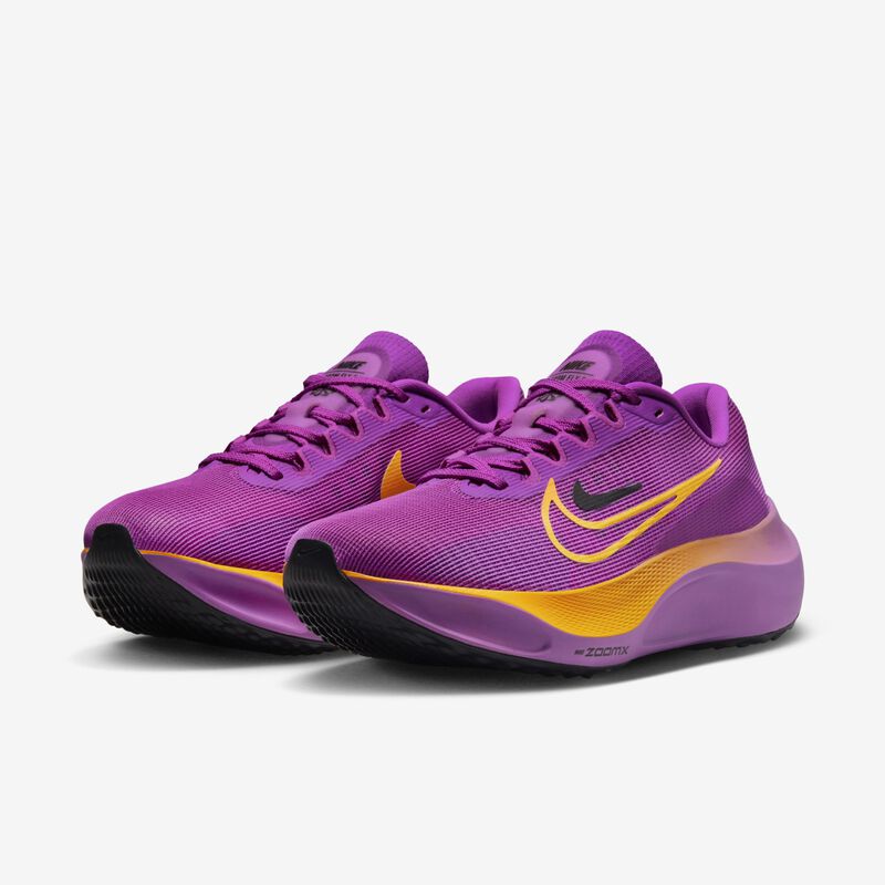 Nike Zoom Fly 5, Hiper Violeta/Negro/Naranja Láser, hi-res