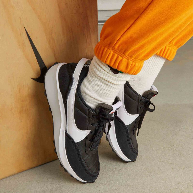 Nike Waffle Debut, Negro/Naranja/Transparente/Blanco, hi-res
