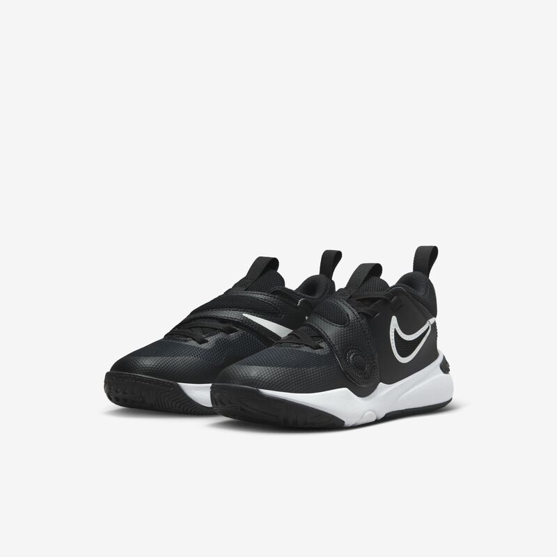 Nike Team Hustle D 11, Negro/Blanco, hi-res