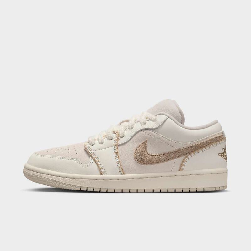 Air Jordan&nbsp;1 Low SE, Marr&oacute;n verdoso claro/C&aacute;&ntilde;amo/Vela, hi-res