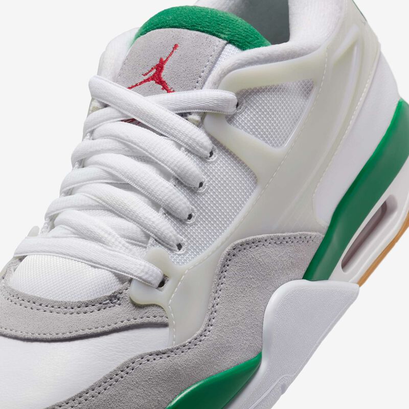 Air Jordan 4 RM, Blanco/Gris Neutro/Gris Lobo/Verde Pino, hi-res