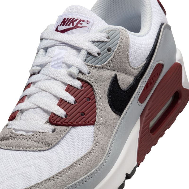 Nike Air Max 90, Blanco/Rojo Team Oscuro/Platino Puro/Negro, hi-res