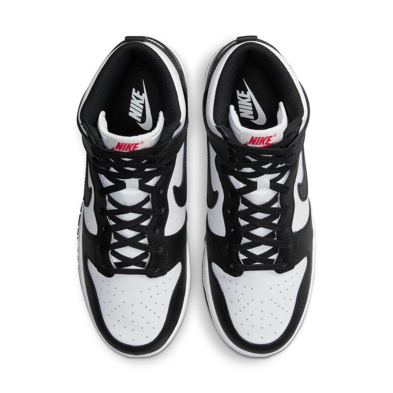 Nike Dunk High, Blanco/Rojo universitario/Negro, hi-res