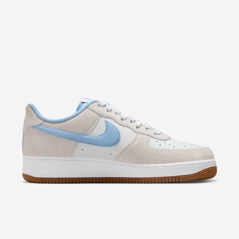 Nike Air Force 1 '07 LV8, Polvo de fotones/Blanco/Goma Medium Marrón/Psíquico Azul, hi-res