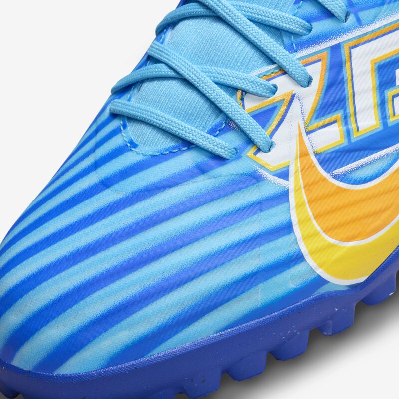 Nike Zoom Mercurial Superfly 9 Academy KM TF, Azul báltico/Blanco, hi-res