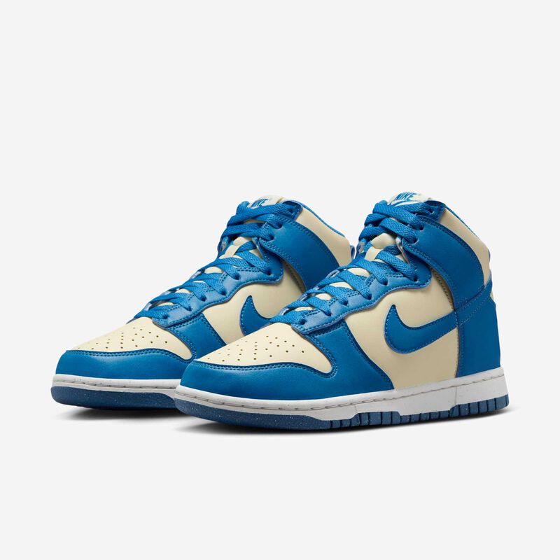 Nike Dunk High Next Nature, Caqui Claro/Tinte Platino/Estrella Azul, hi-res