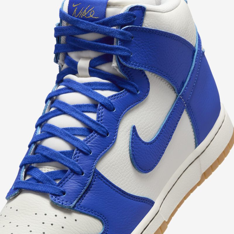 Nike Dunk High Retro SE, Fantasma/Marfil pálido/Amarillo goma/Azul carrera, hi-res