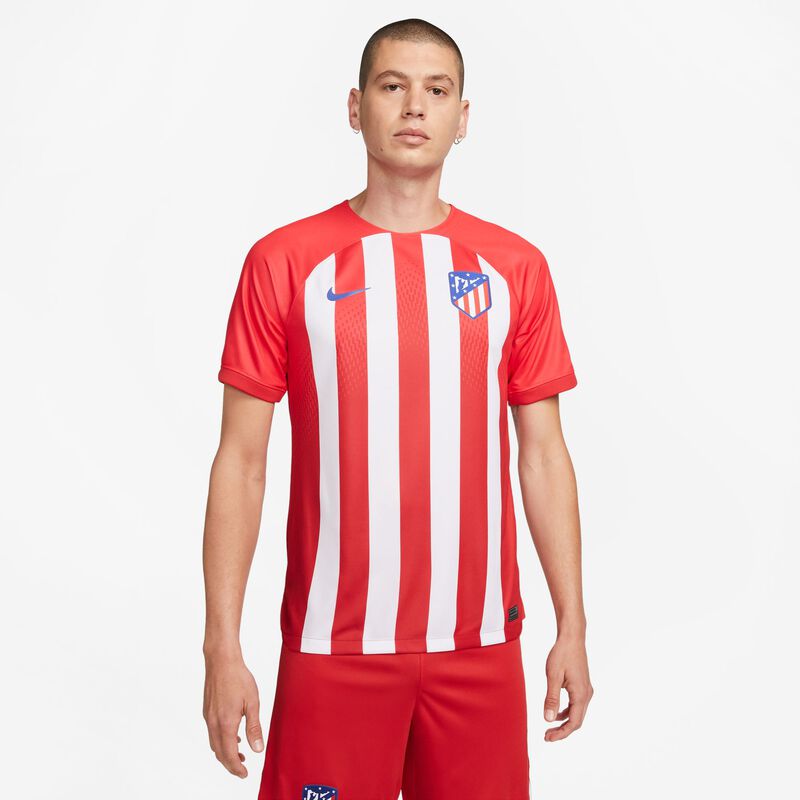 Atlético Madrid local 2023/24 Stadium, Rojo deportivo/Rojo mundial/Blanco/Azul eléctrico, hi-res
