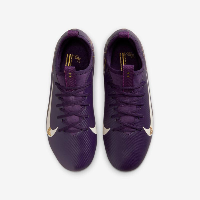 Nike Jr. Mercurial Vapor 16 Academy "Kylian Mbappé", Morado Grandioso/Marfil Pálido, hi-res