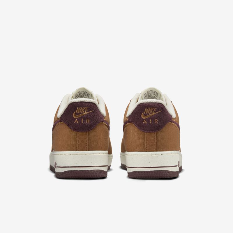 Nike Air Force 1 '07 LV8, Tostado Británico Claro/Leche De Coco/Marrón Oscuro Goma/Burdeos Enérgico, hi-res