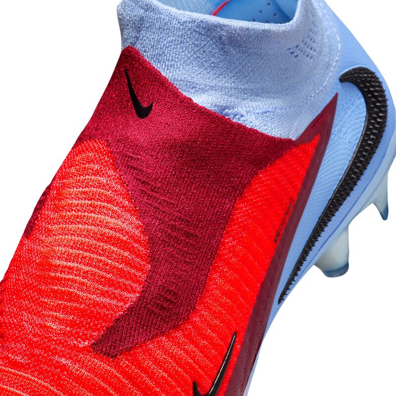 Nike Phantom 6 High Elite, Tinte Real/Negro Carmesí Brillante, hi-res