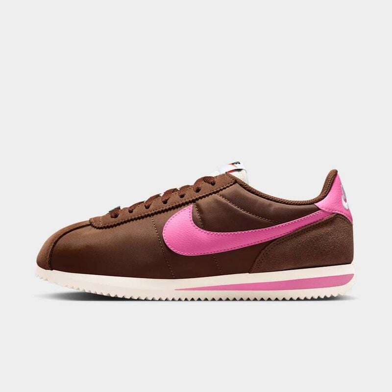 Nike Cortez Textile, Fauna Marr&oacute;n/Rosa Deletreo-Vela-Blanco-Negro-Naranja De Seguridad, hi-res