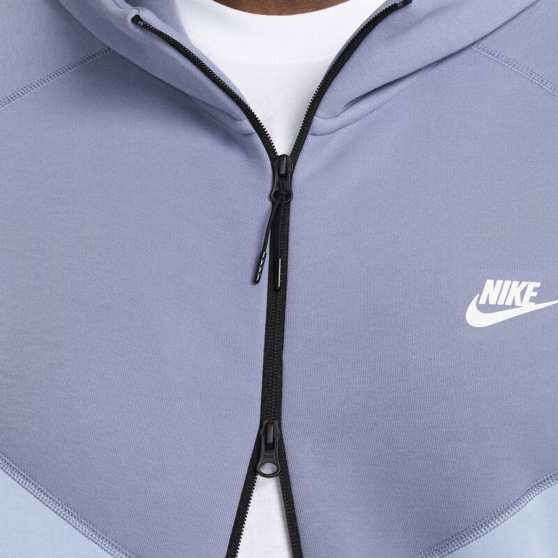 Nike Sportswear Tech Fleece Windrunner, Azul Marino Claro/Pizarra Ceniza/Blanco, hi-res