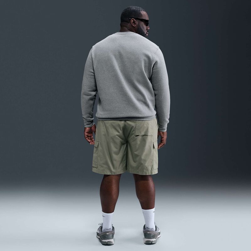 Nike Club, Gris Oscuro Jaspeado/Blanco, hi-res
