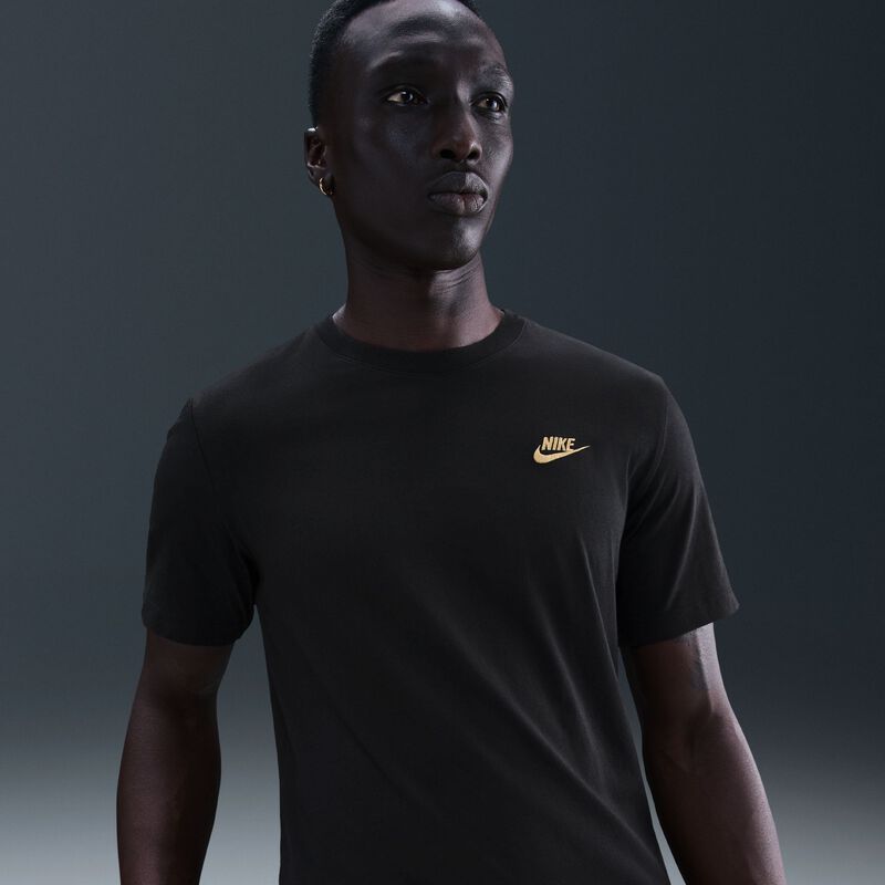 Nike Sportswear Club, Negro/(Dorado), hi-res