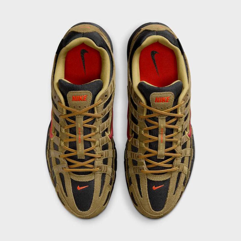 Nike P-6000 Premium, Oliva Flaco/Picante Rojo-Negro-Musgo Cu&aacute;ntico-Pan De Oro-Fauna Marr&oacute;n, hi-res