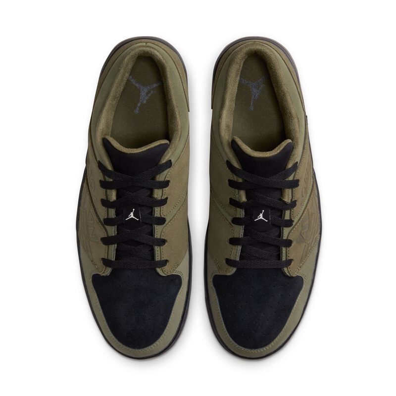 Jordan Nu Retro 1 Low, Oliva Medio/Negro/Hueso Claro-Antracita, hi-res