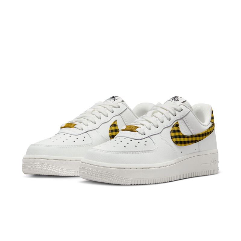 Nike Air Force 1 '07, Blanco Cumbre/Negro/Bronzine, hi-res