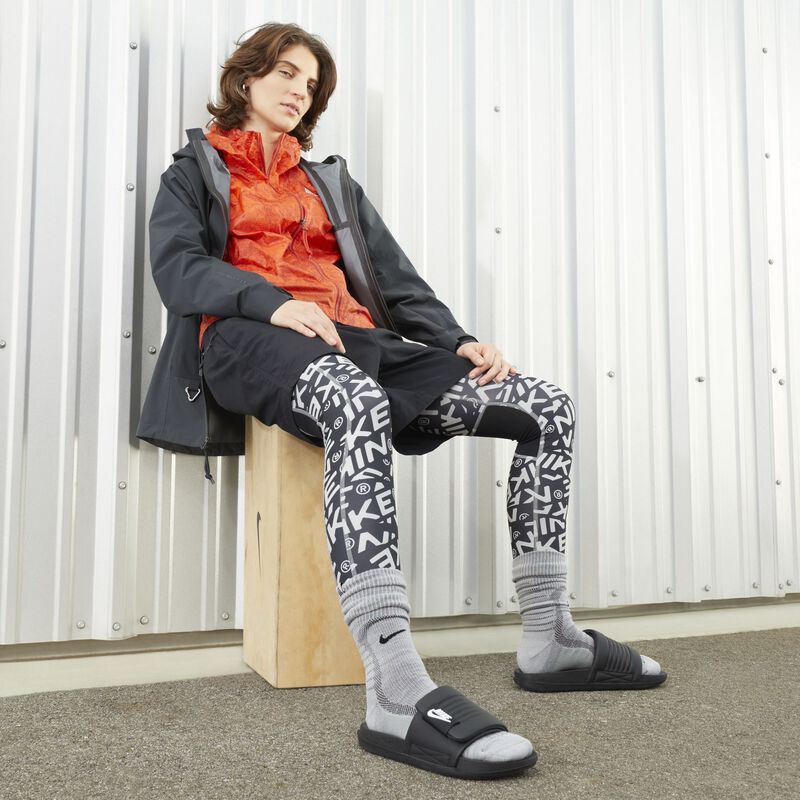 Nike Offcourt Adjust, Negro/Negro/Blanco, hi-res