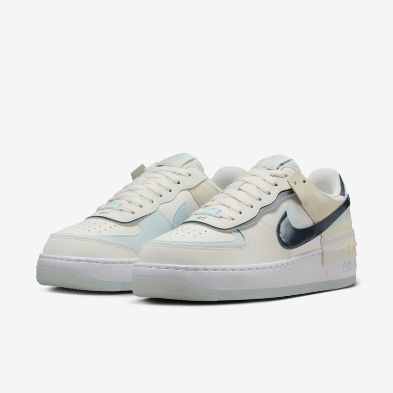 Nike Air Force 1 Shadow, Vela/Azul Glacial/Leche De Coco/Azul Marino Militar, hi-res