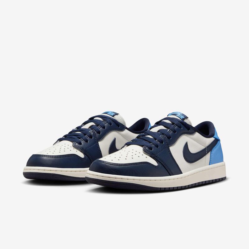 Air Jordan 1 Low OG, Obsidiana/Vela/Azul Universitario, hi-res