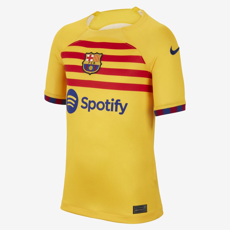 FC Barcelona complementario 2023/24 Stadium, Amarillo/Rojo universitario/Azul royal intenso, hi-res