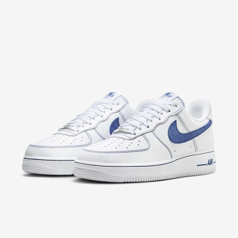 Nike Air Force 1 '07 LV8, Blanco/Azul Royal Intenso, hi-res
