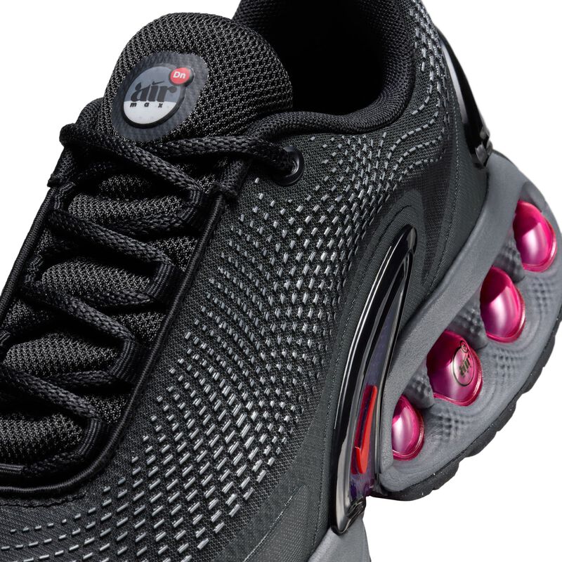 Nike Air Max Dn, Negro/Gris humo oscuro/Antracita/Carmesí claro, hi-res