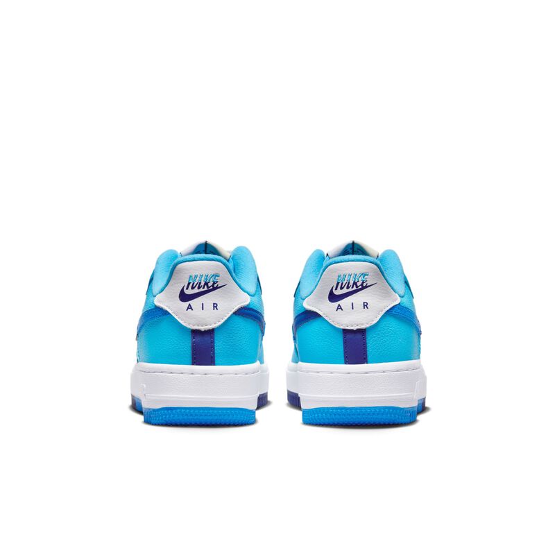 Nike Air Force 1 LV8 2, Blanco/Azul real intenso/Azul báltico/Azul fotográfico claro, hi-res